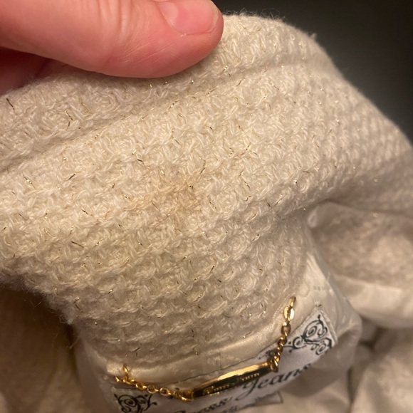 Vintage Guess Jean Cream Coat - Picture 4 of 4